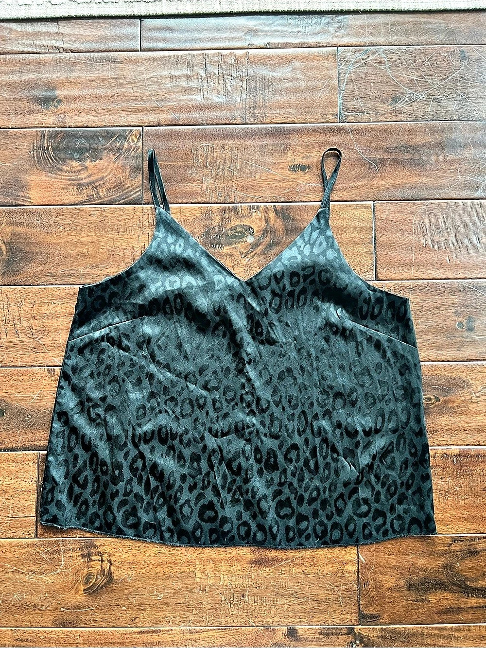 SHEIN Leopard Print Camisole in Black Like New